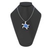 Belinda Jewelz - Collar con colgante de tortuga de plata