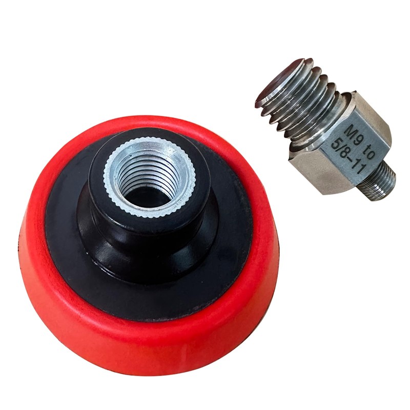 Buffing Polishing Kit for Milwaukee M12 Polisher/Sander,Includes M9 to 5/8-11