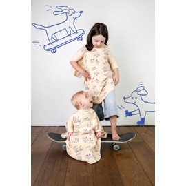 Little Casimir Large Bib "Boo to Throw Over for Baby and Toddler 6-48 Months. Sleeve Bib Made of Oeko-Tex Certified Cotton - Gift for Mothers of Boys or Girls, Wildlife 2.0, One size fits all