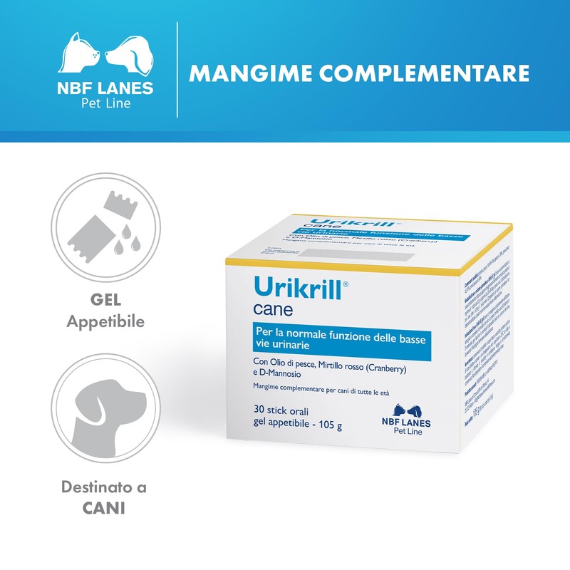 Urikrill Cane Gel 30 Bustine
