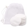 ZOLLNER24 Set of 10 Reusable Make-Up Pads Washable with Laundry