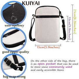 Mulan Movie Crossbody Purse Bag Lotus Encouraging Gift Cartoon Character Gift Mulan Flower Messenger Bag WDW Princess Gift (CA-FlowerMulanCrossB)