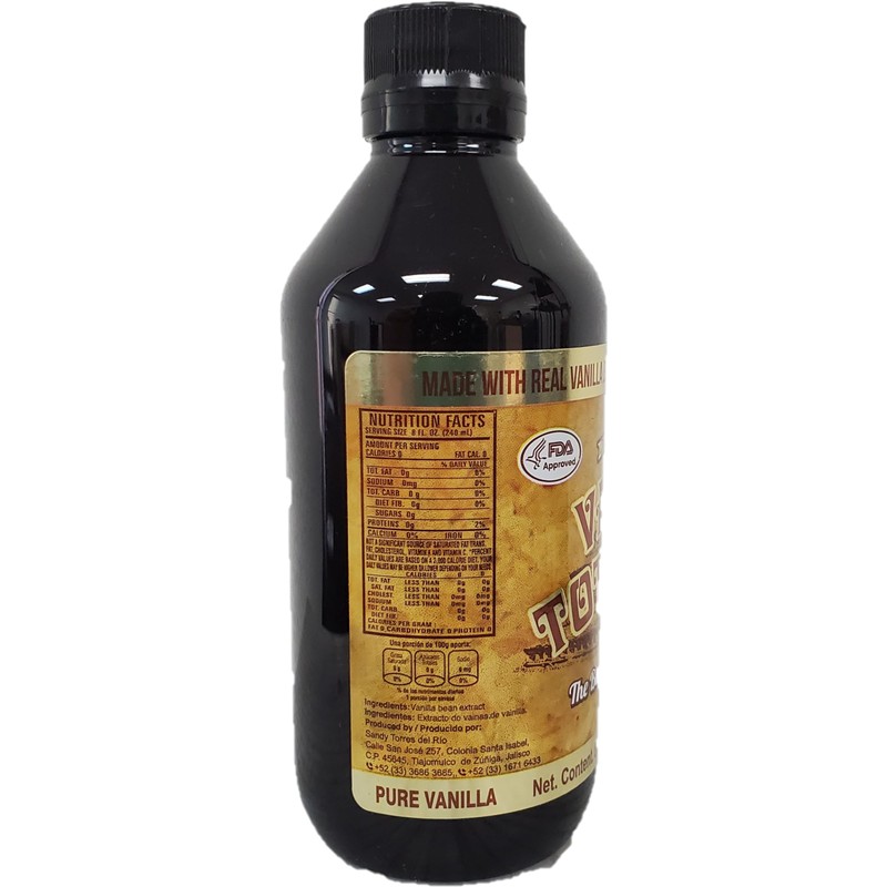 Mexican Vanilla Totonac’s Bottle - Pure Imported Vanilla Extract (Dark: