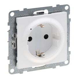 LEGRAND, SEANO with Netatmo Netatmo Networked Socket, Measurement of Power Consumption, Screws or Expansion Claws, Automatic Plug-In Terminals, LED Display, Smart Home, 16 A, 3680 W, Colour: Ultra