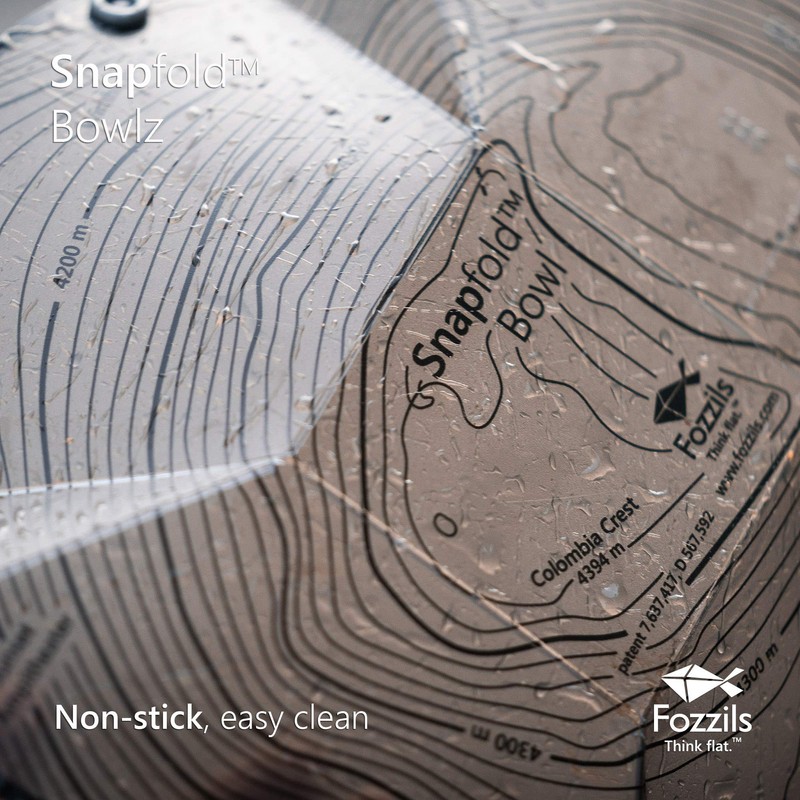 Fozzils Plastic Snapfold™ Bowl XL (Grey)