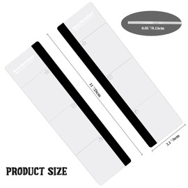 Office Desk Accessories 2pcs Monitor Memo Board Computer Message Board Office Supplies for Women Men Computer Sticky Note Holder with Functional Areas Home Office Accessories Office Must Haves