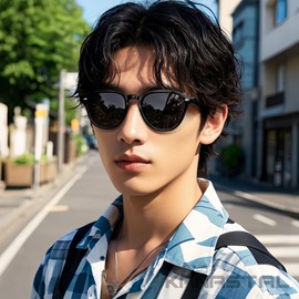 KANASTAL TR90 Sunglasses, Women's, Men's, Polarized UV Protection, Driving, Ultra Lightweight, Light Blocking, Fishing, Baseball, Stylish, A1: Bright black frame/black lens, Free size