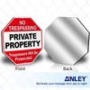 ANLEY Private Property Aluminum Warning Sign, Trespassers Will Be Prosecuted