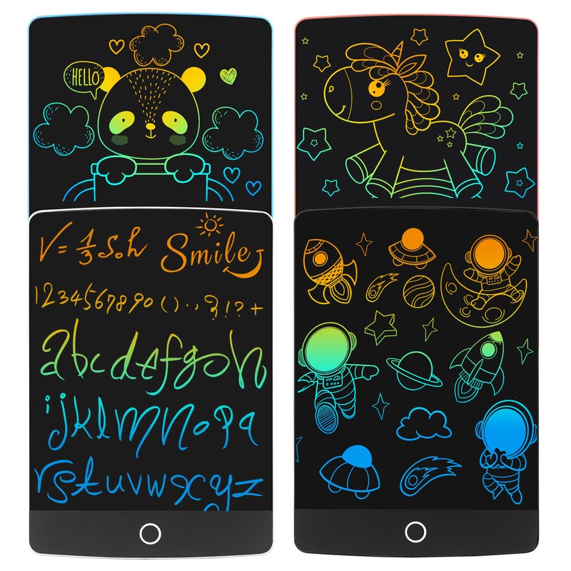 2 Pack LCD Writing Tablet 8.5inch Erasable Educational Learning Electronic