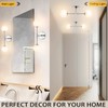 BAODEN Modern Wall Sconce 2-Lights Industrial Mid Century Bathroom Vanity