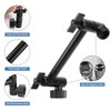 NearMoon Adjustable Shower Arm Universal Connection, Extension Arm, Adjust Angle