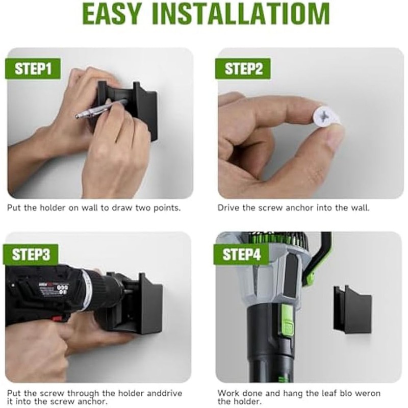 Snblzhef Leaf Blower Wall Mount Holder for EGO 765 CFM