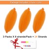 Orange Springy Afro Twist Hair 24 Inch 3 Packs Afro