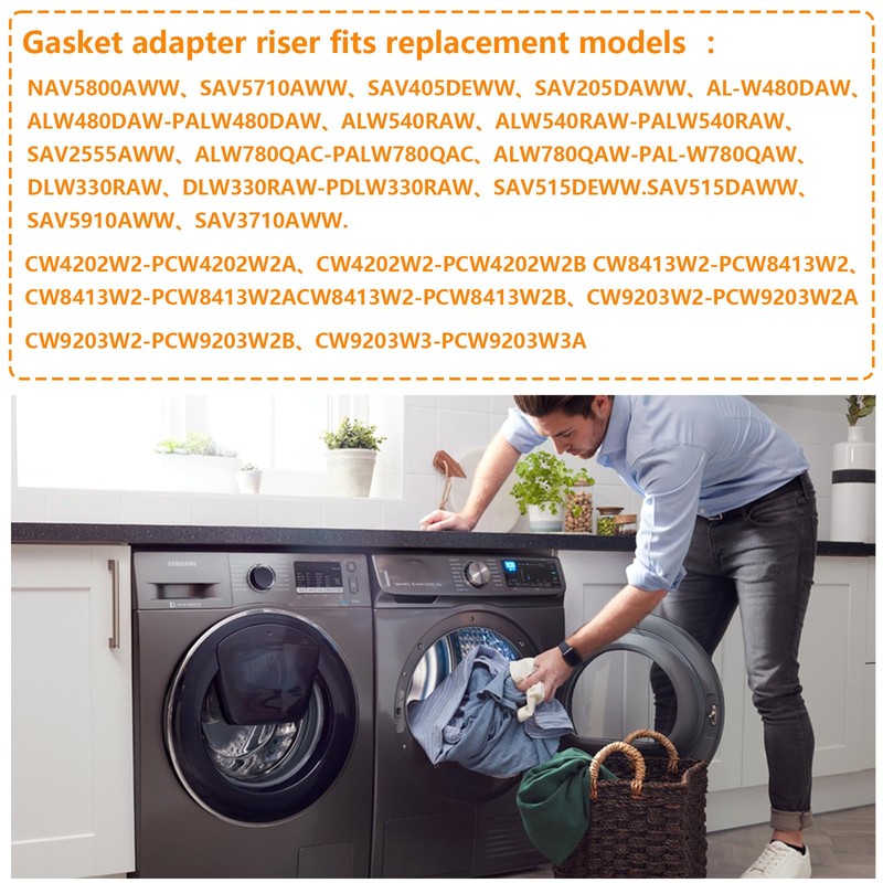 36878 New Riser Adapter Compatible with Speed Queen Maytag, Replacement