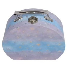 Idena 31469 Gift Box with Stars, Size 19 x 16 x 7 cm, Christmas, Gift Wrapping, Birthday