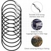 Tuanse 200 Pcs Wire Keychain Cable Stainless Steel Wire Ring
