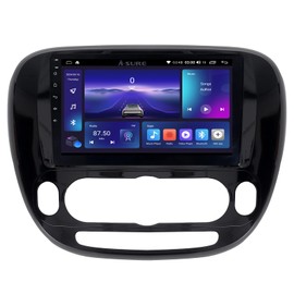 ASURE Car Stereo Radio Upgrade for Kia Soul MK2 2013-2018 Manual AC with Wireless Carplay Android Auto,9 inch 4Core 2+64GB Android System Car GPS Navigation Unit Kit,1280x800 HD Dash Screen Receiver