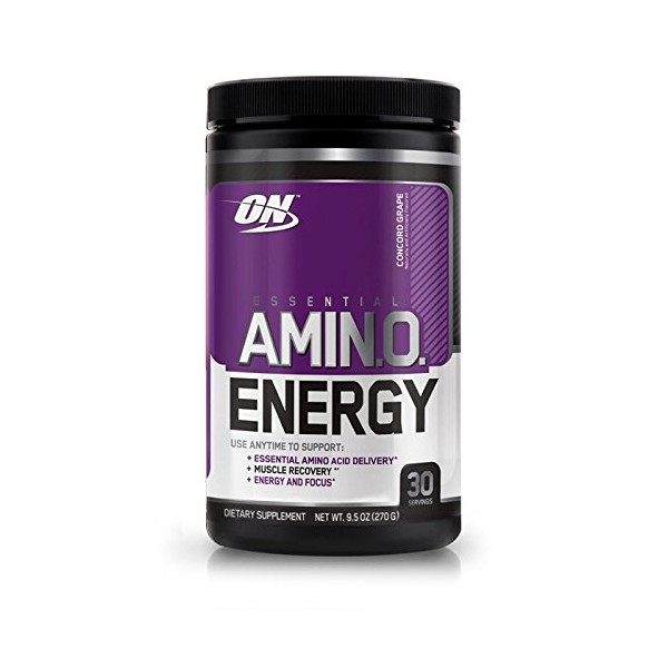 Optimum Nutrition Essential Amino Energy, Concord Grape 0.6 lb (270 g)