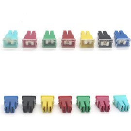 Fuse 5pcs Automotive Car Truck Van Square Fuse 32V DC Long Foot Female Fuse 20A 30A 40A 50A 60A 70A 80A 90A 100A 120A (Color : 50A)