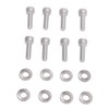 Exhaust Manifold Screw Set 205062044 Easy Installation Stainless Steel Pipe