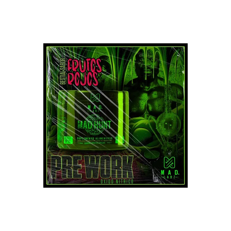 Pre Workout Mad Labz 210g Mad Hunt 30 Servicios Oxido