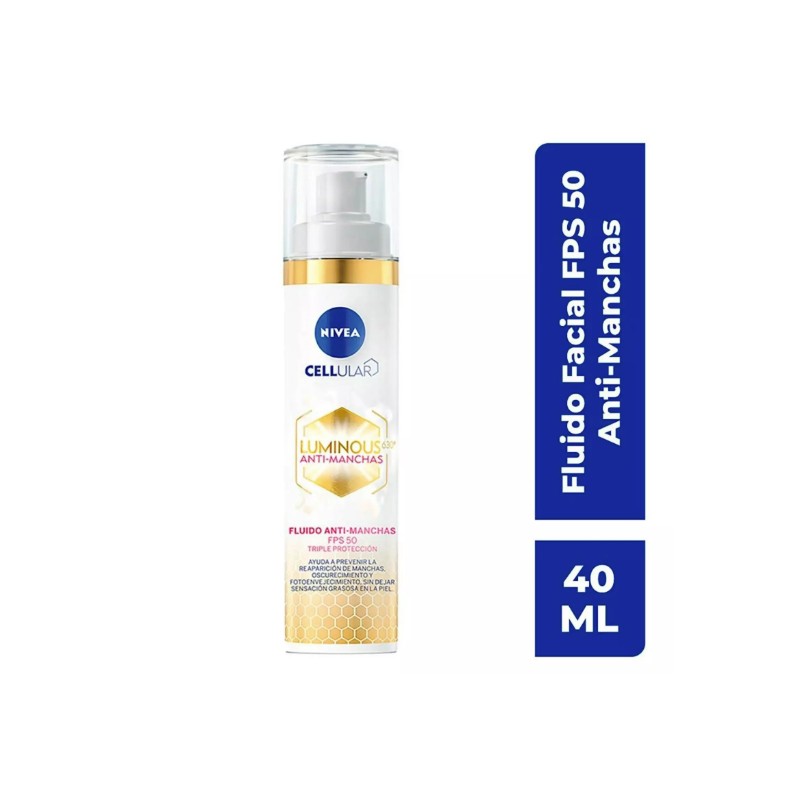 NIVEA Luminous 630: Anti-Dark Spot Facial Fluid SPF 50 with