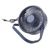 Small Air Circulator Fan 2 Adjustable Speed Blue Portable Rechargeable