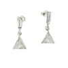 Sterling Silver Geometric Drop Earrings
