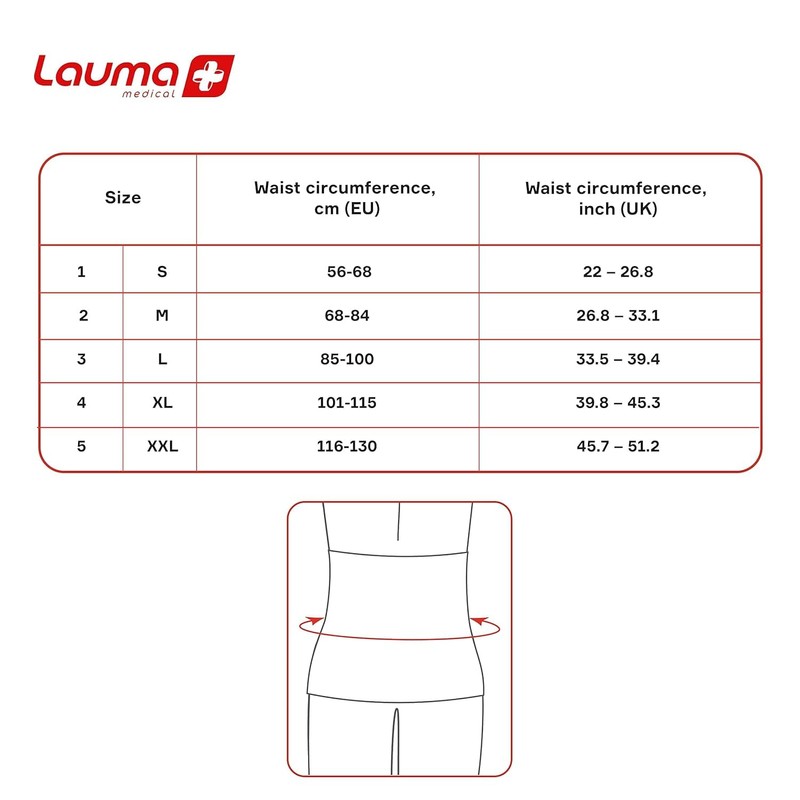 Lauma Medical AB110, Postoperative Abdominal Belt, S LM-AB110-1