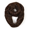 LA CARRIE Womens Leopard Print Infinity Scarf Loop Circle Neck