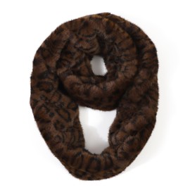 LA CARRIE Womens Leopard Print Infinity Scarf Loop Circle Neck Warmer(Classic Leopard 2)