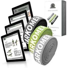 Sarkomer Fitness Pilates Bands Made of Cotton, Fitness Bands, Thermal Bands, Terra Band for Pull-Ups