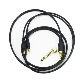 -Audio Upgrade Cable Compatible with Audio-Technica ATH-MSR7b, ATH-SR9, ATH-ESW990H, ATH-ES770H, ATH-ADX5000, ATH-AP2000Ti Headphones - 1.5m