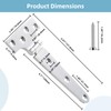 RiaYer Heavy Duty 316 Stainless Steel T Hinges, Marine Grade,