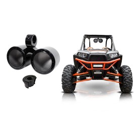 Rockville Dual 6.5" Wakeboard Tower Enclosure for Jeep/ATV/UTV/R