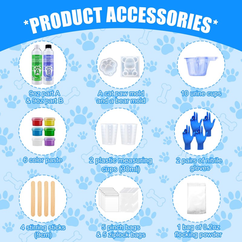 Liquid Silicone for Squishy Maker 18oz, Super Soft Silicone Rubber