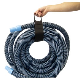 Aqua Select Premium Kink-Free Swimming Pool Vacuum Hoses with 1.25-Inch Swivel Cuff | 24 ft Length | Hose Helper Included | Perfect for Above Ground and Inground Pools