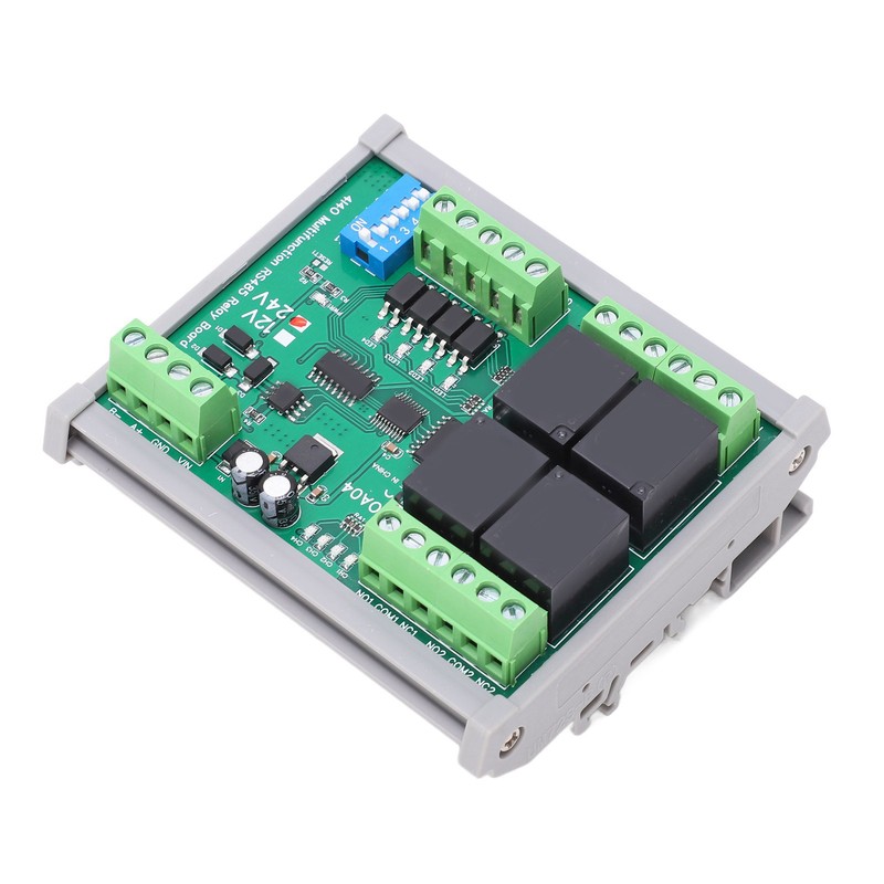 RS485 Relay Module 4 Channel RTU PCB Board with Housing