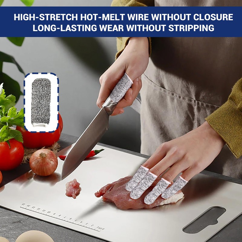 Finger Cots Cut Resistant Protector 40pcs Reusable Finger Protectors Finger