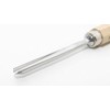 Cherrywood Notched Chisel with White Beechwood Handle Stitch 11 Upright