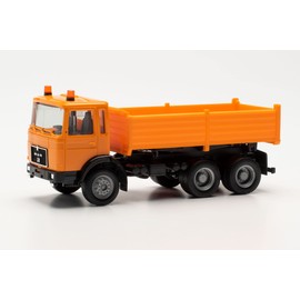 herpa 314985 Man Construction Tipper Municipal Truck Miniature Small Model Collector's Item Detailed