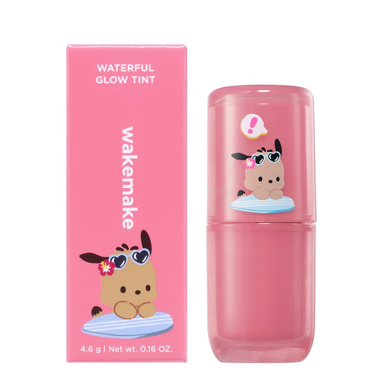 WAKEMAKE [Tanning Pochacco] Waterful Glow Tint 4.6g (SET/SINGLE) - [SINGLE]