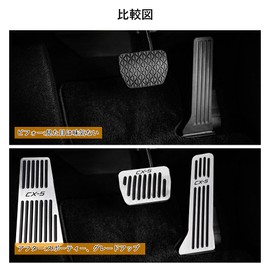 FUTWOD Mazda CX5 Aluminum Pedal Pedal Cover MAZDA CX-5 KE KF Pedal Accessories Customer Parts Sports Anti-Slip Interior Brake Pedal Axle Pedal No Tools Required Accelerator Brake Foot Rest 3 Piece