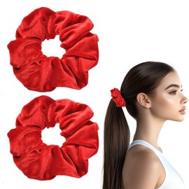 Pack of 2 Hair Bobbles Silk Girls Hair Band Silk Scrunchies Silk Hair Scrunchies Women's Hair Accessories Small Silk Hair Bobbles Hair Thin Velvet Kknekki Accessories Hair Bands Invisibobble Scrunchie