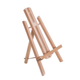 U.S. Art Supply 11" Small Tabletop Display Easel - Beechwood Artist A-Frame Display Stand, Wooden Easel for Painting, Canvas Stand, (Pack of 1) Classrooms Events Photo Picture Sign Holder