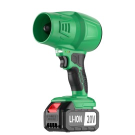 Turbo Electric 20V Cordless Air Blower Battery-Powered Leaf Blower for Leaf Cleaning BBQ Local  Stocked DIY Gradecolor: Green-1 Battery, Power: 550 W, Voltage: 20 V
