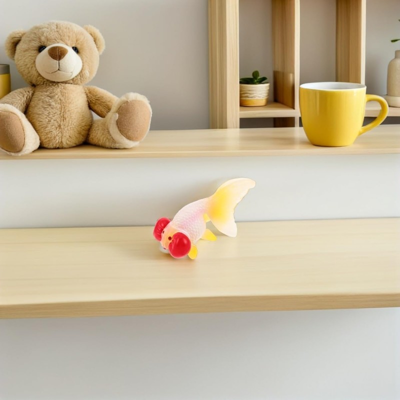 KICHOUSE Realistic Plastic Goldfish Simulation for Educational Artificial Fish Tank