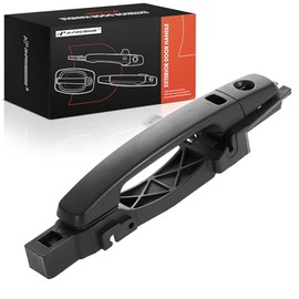 A-premium - Manija de Puerta Exterior Delantera Izquierda del Lado del Conductor Compatible con Nissan Sentra 2007-2012, Con Entrada sin Llave y Sistema de Entrada Inteligente, Negro, Plástico