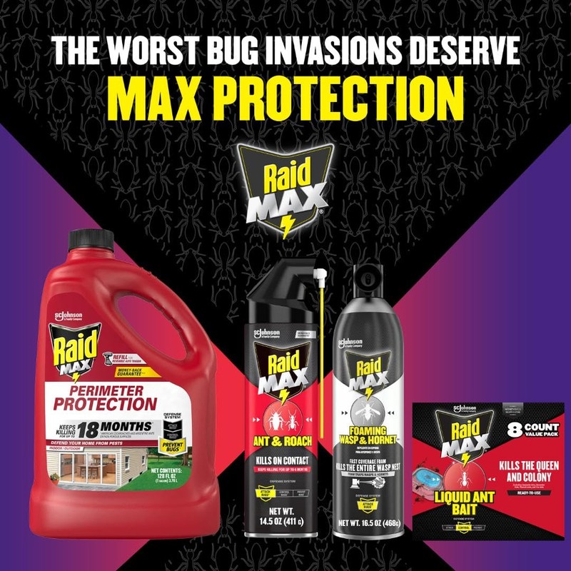 Raid MAX Perimeter Protection Refill, Up to 18 Months of