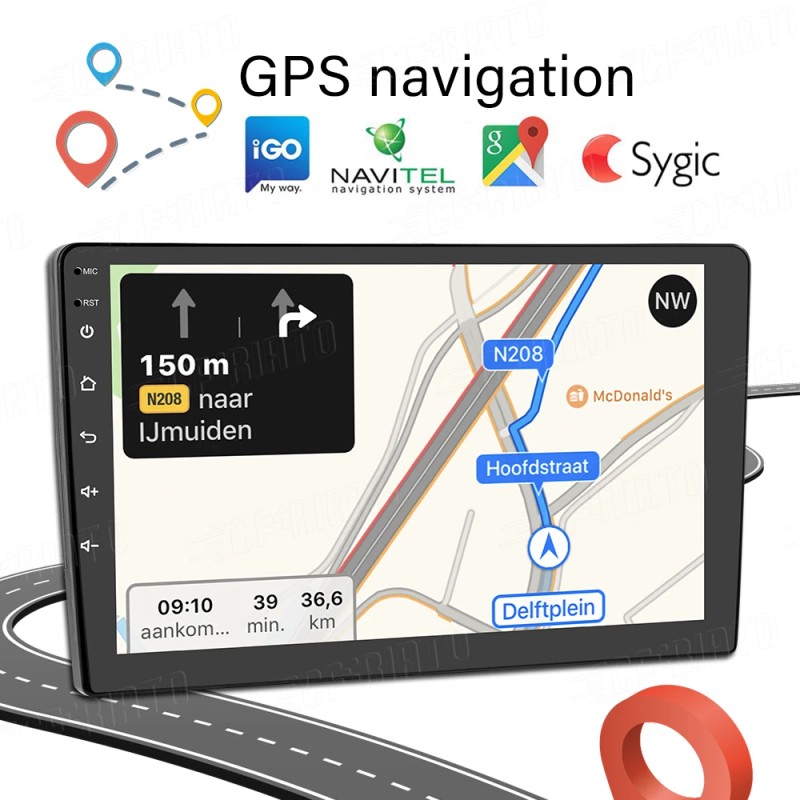 CFRIATO For Toyota Tundra 2007-2013 Sequoia 2008-2018 Android 15 Car